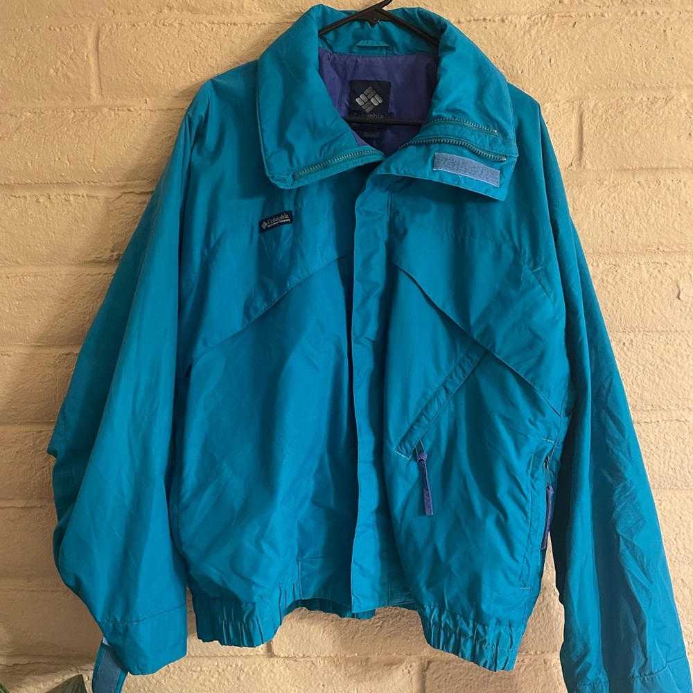 Columbia Teal Purple Sportswear Jacket